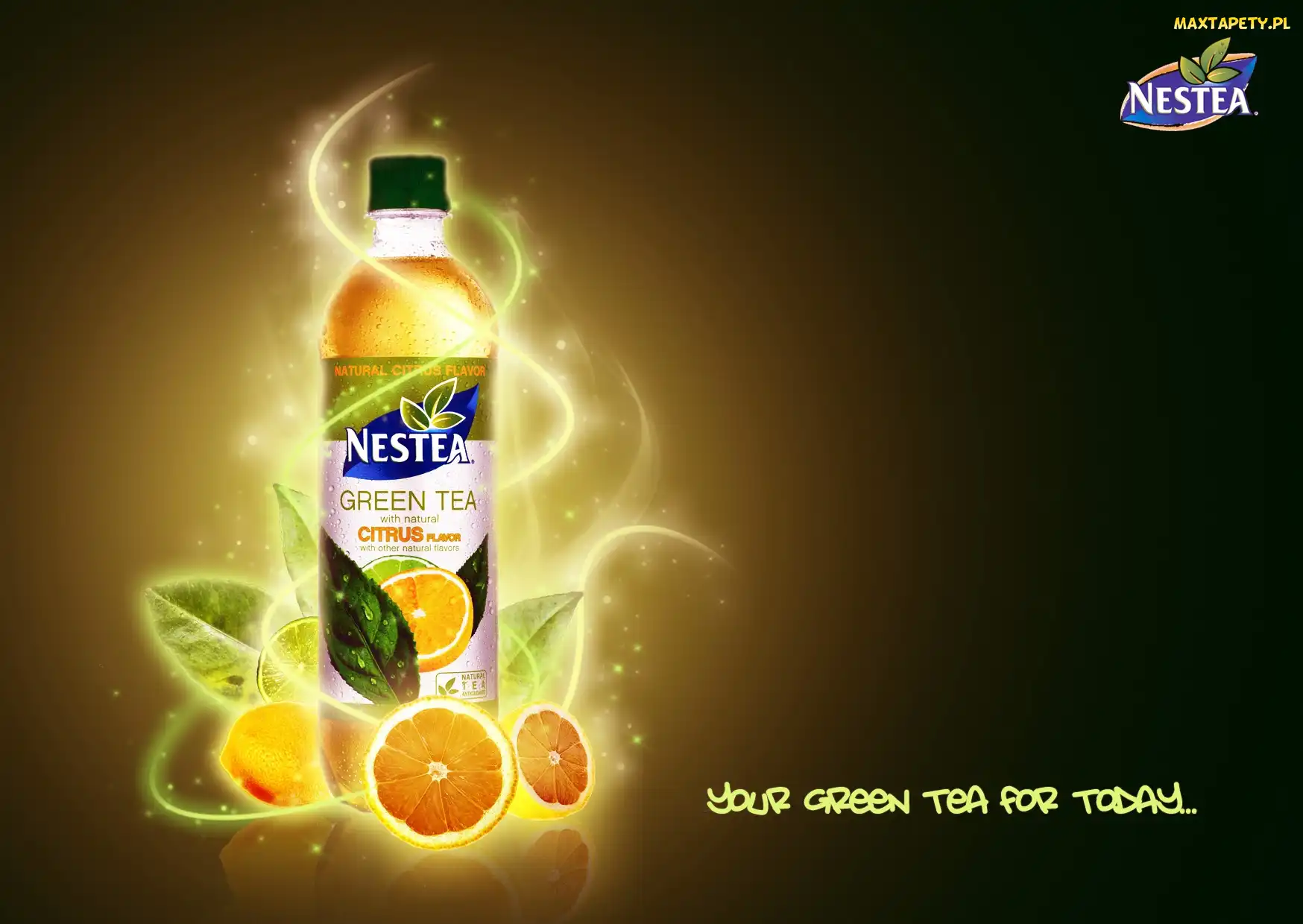 Butelka, Pomarańczowa, Nestea