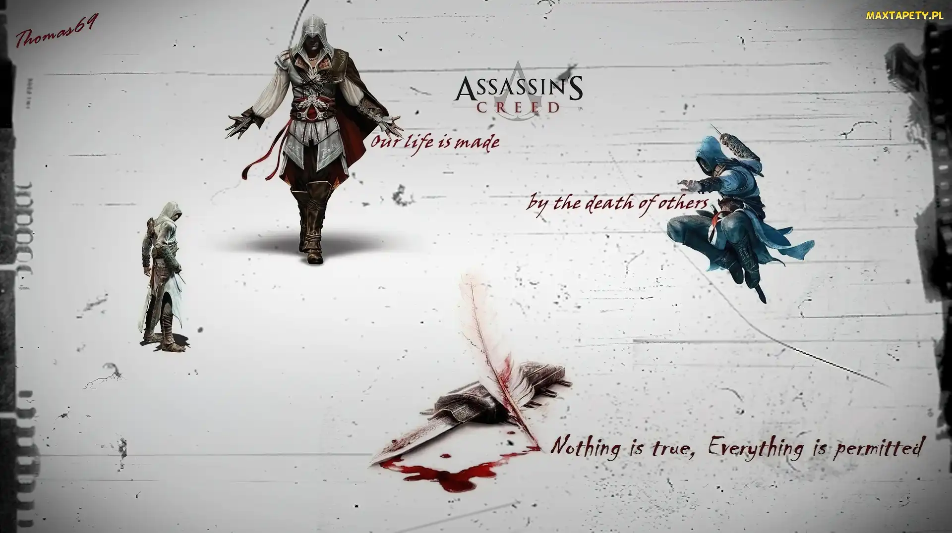 Sztylet, Krew, Assassins Creed