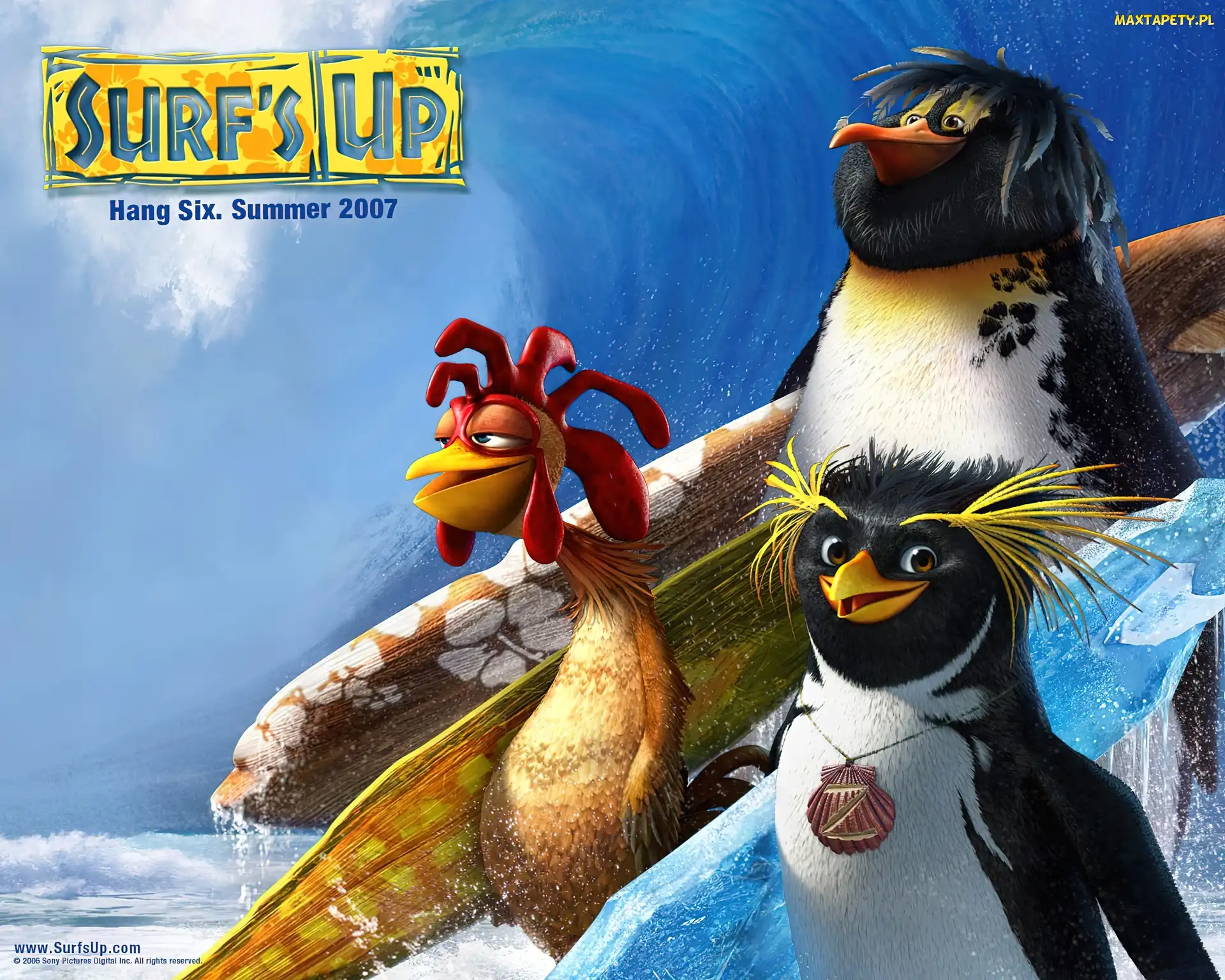 Na fali, Deski, Pingwiny, Surfs Up, Film animowany