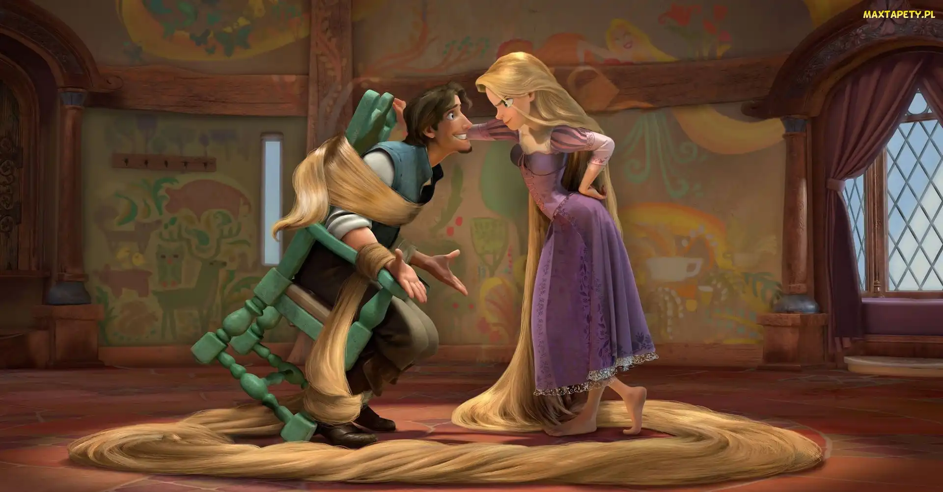 Tangled, Zaplątani, Roszpunka, Flyn