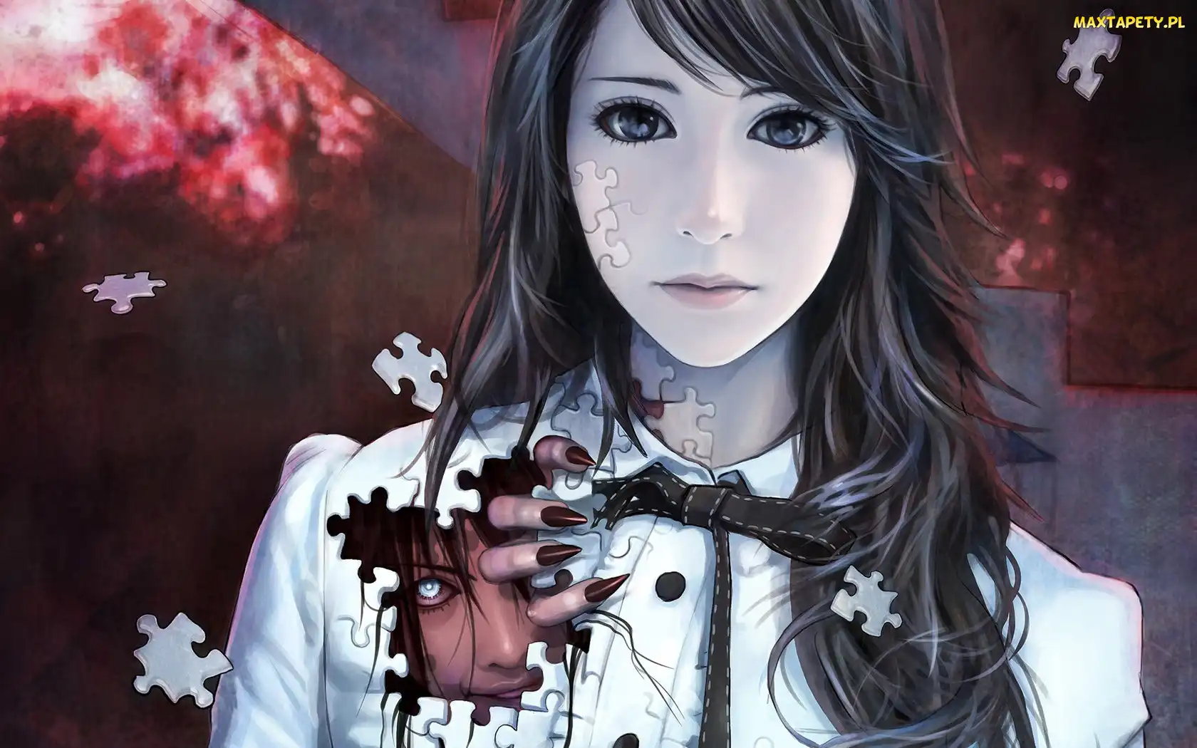 Puzzle, Demon, Kobieta