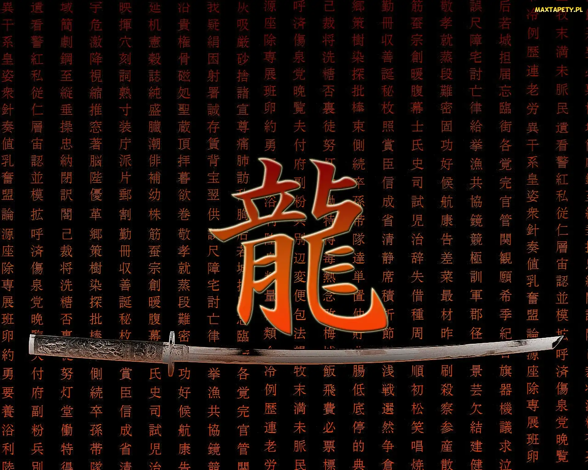 Katana, Znaki, Japońskie