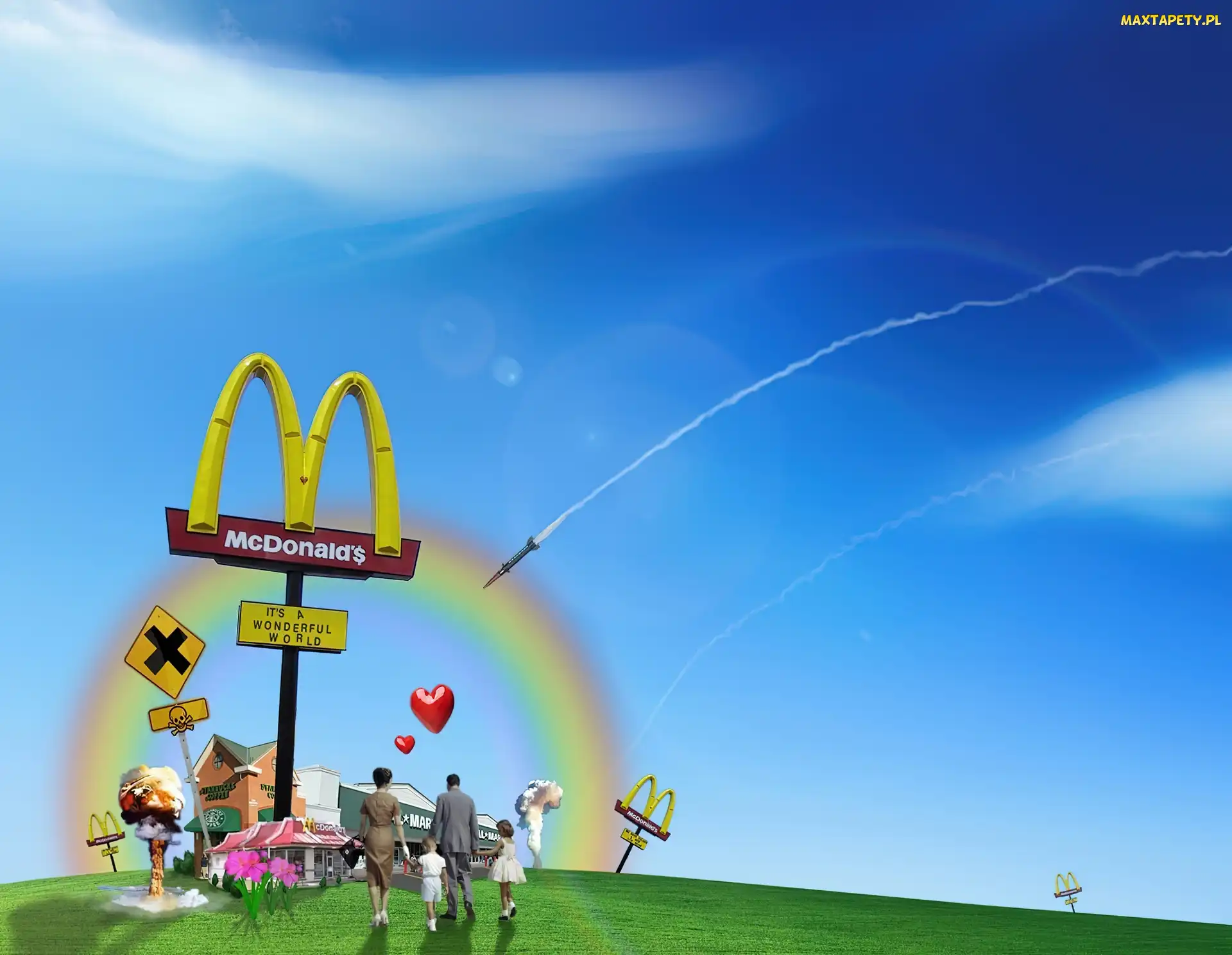 Mc Donalds, Komercji, Zagłada, Niebo