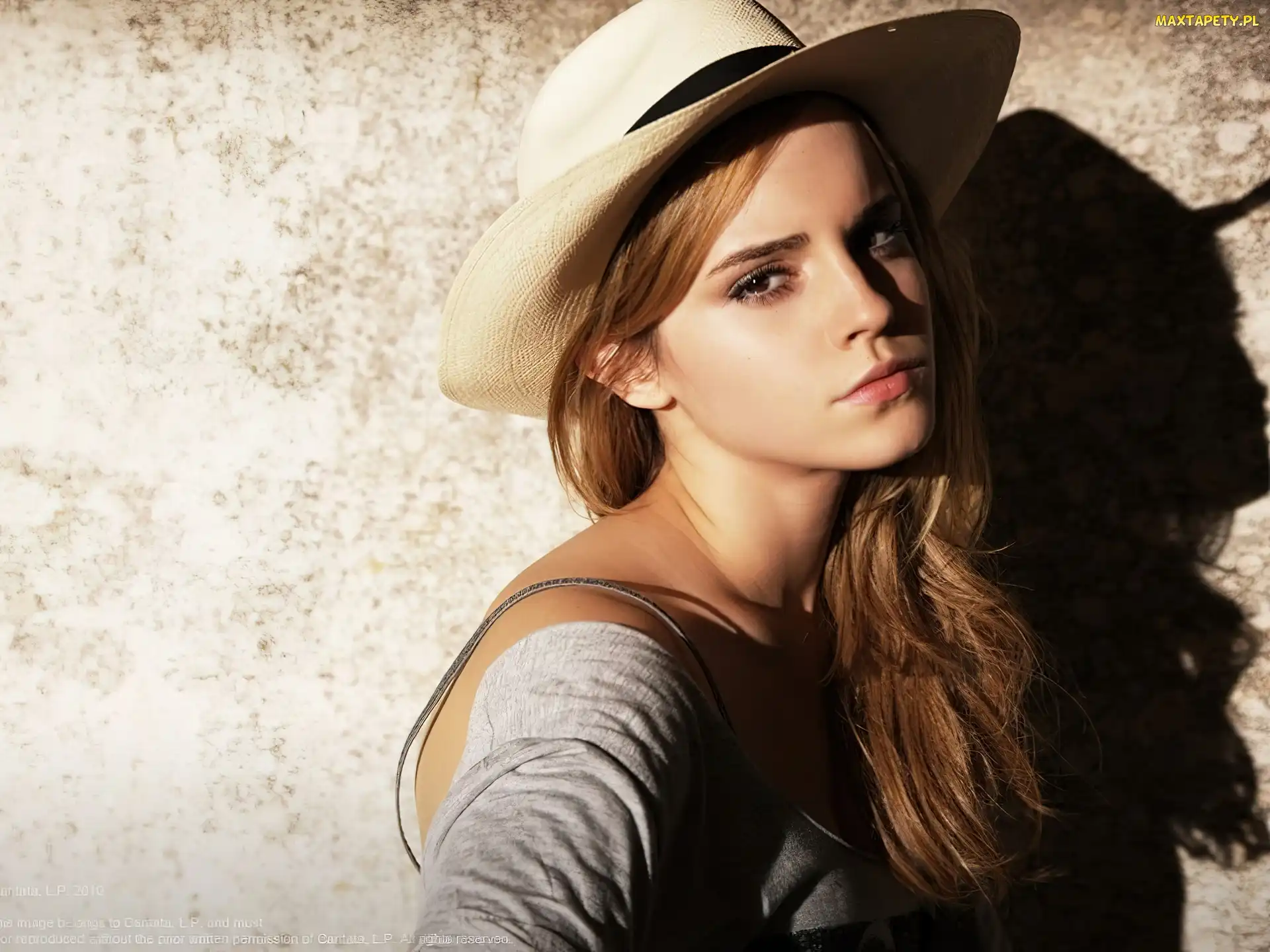 Kapelusz, Spojrzenie, Emma Watson