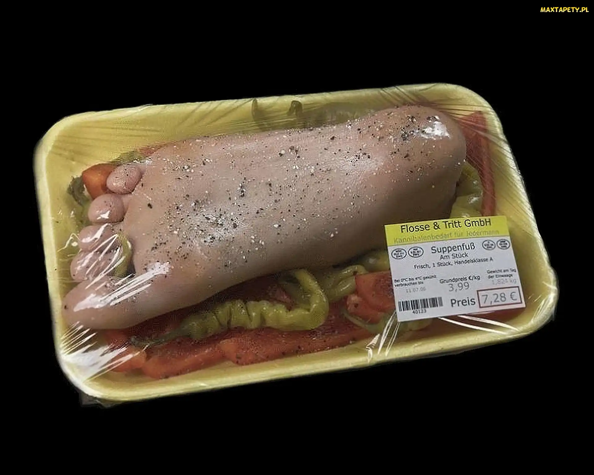 Ludzka, Jedzenie, Stopa