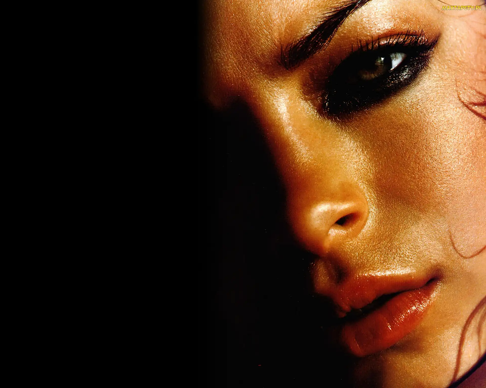Zamyślona, Kristin Kreuk, Twarz, Kobieta