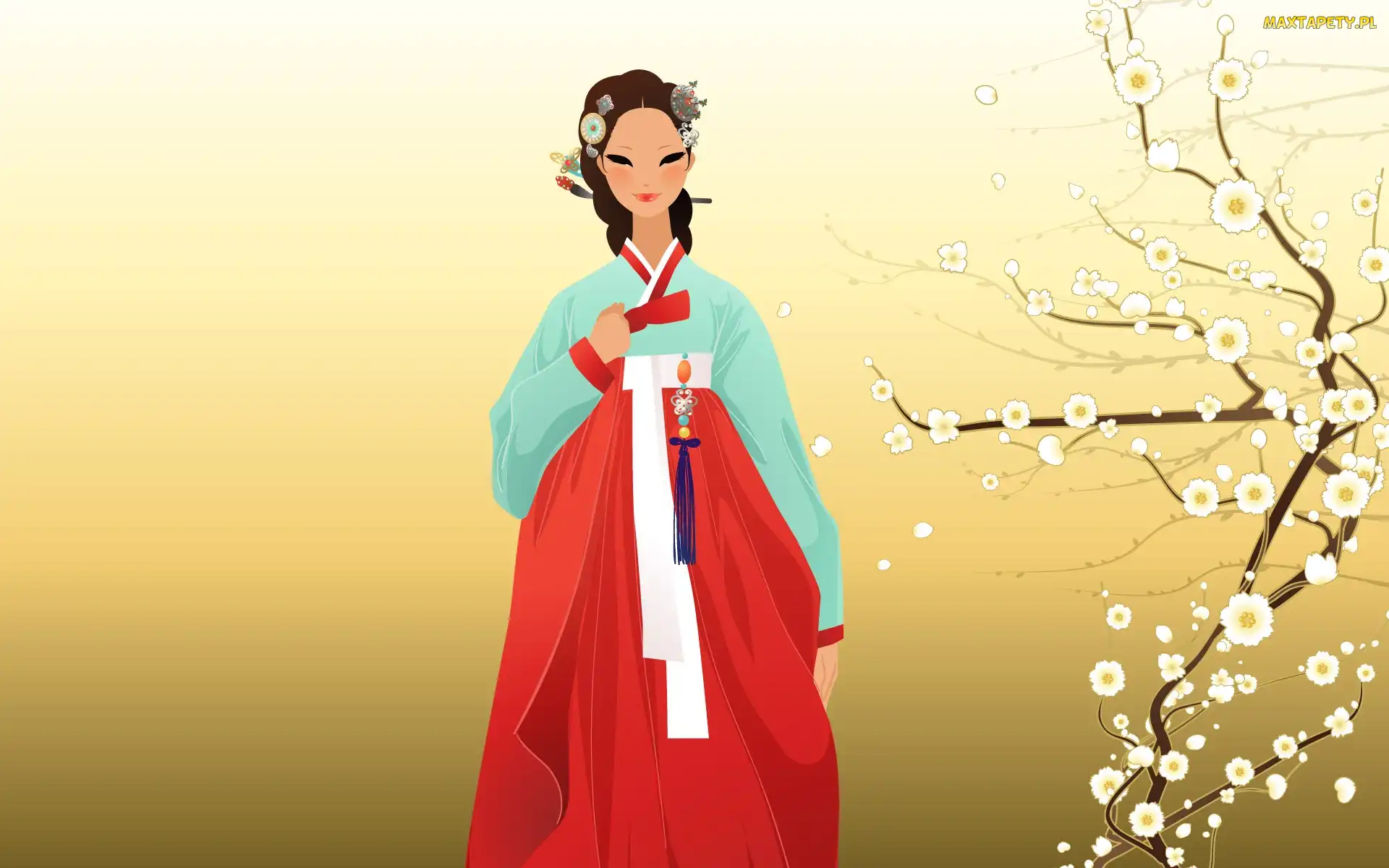 Kimono, Gałazki, Japonka