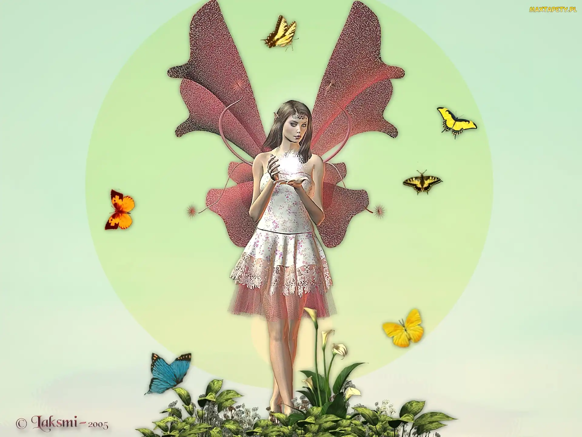 Motyl, Fantasy, Kobieta
