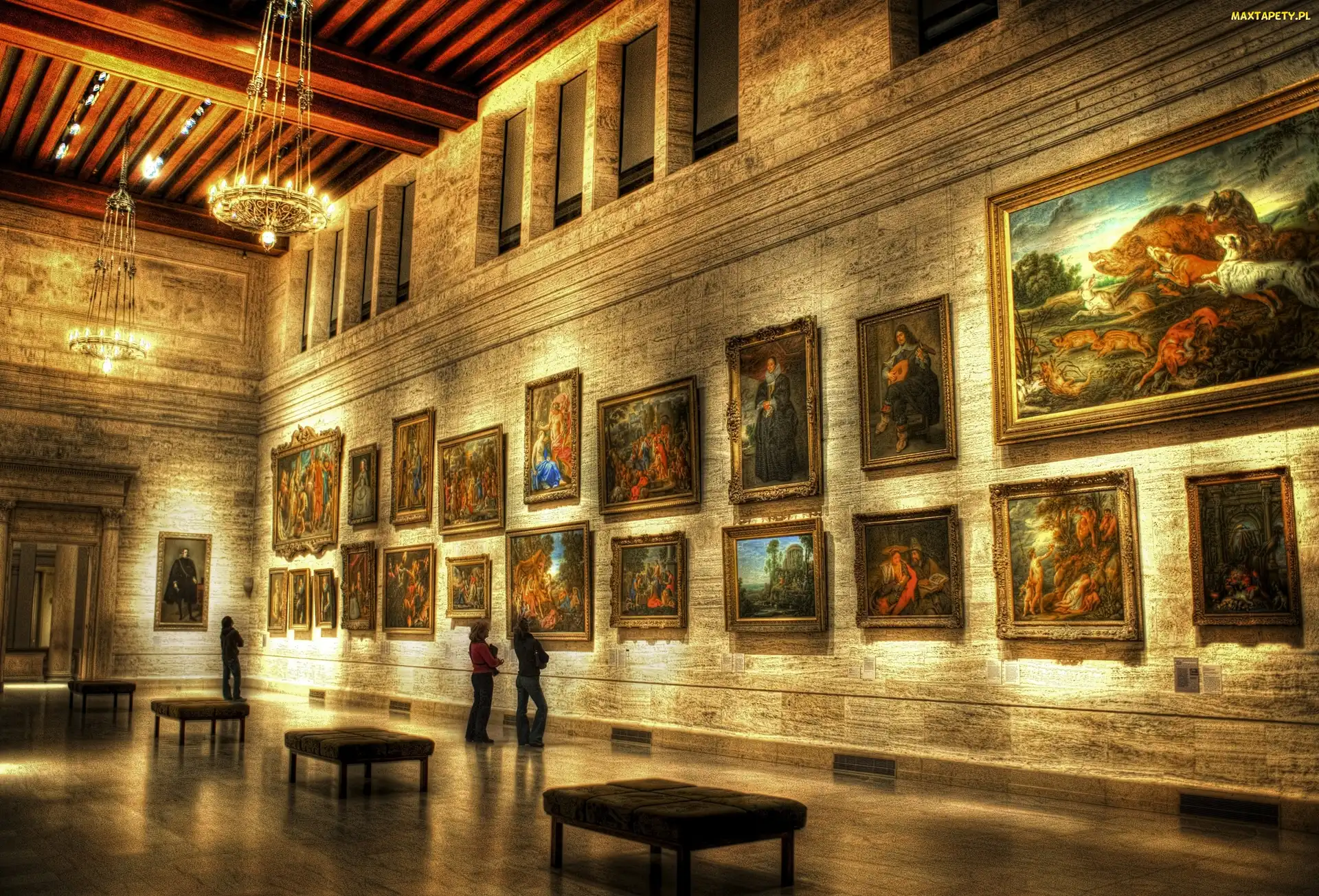 Boston, Museum of Fine Arts, Muzeum Sztuk Pięknych, Wnętrze, Stany Zjednoczone