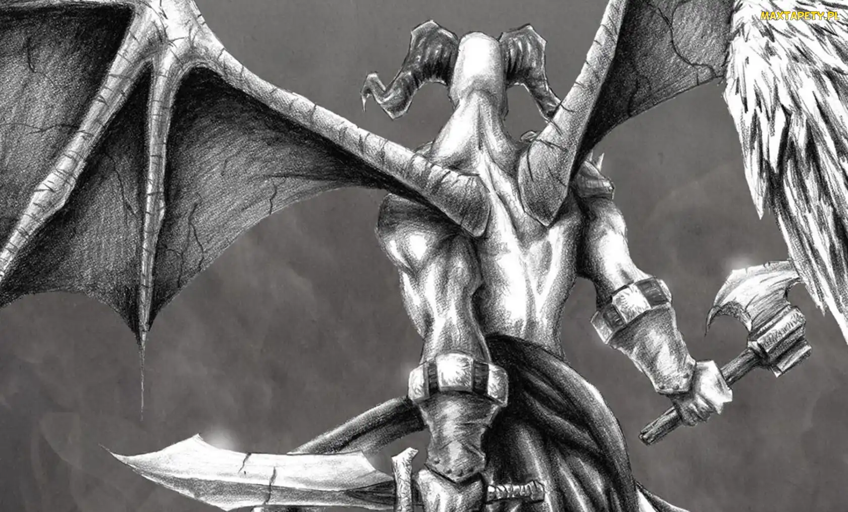 Skrzydła, Rogi, Demon