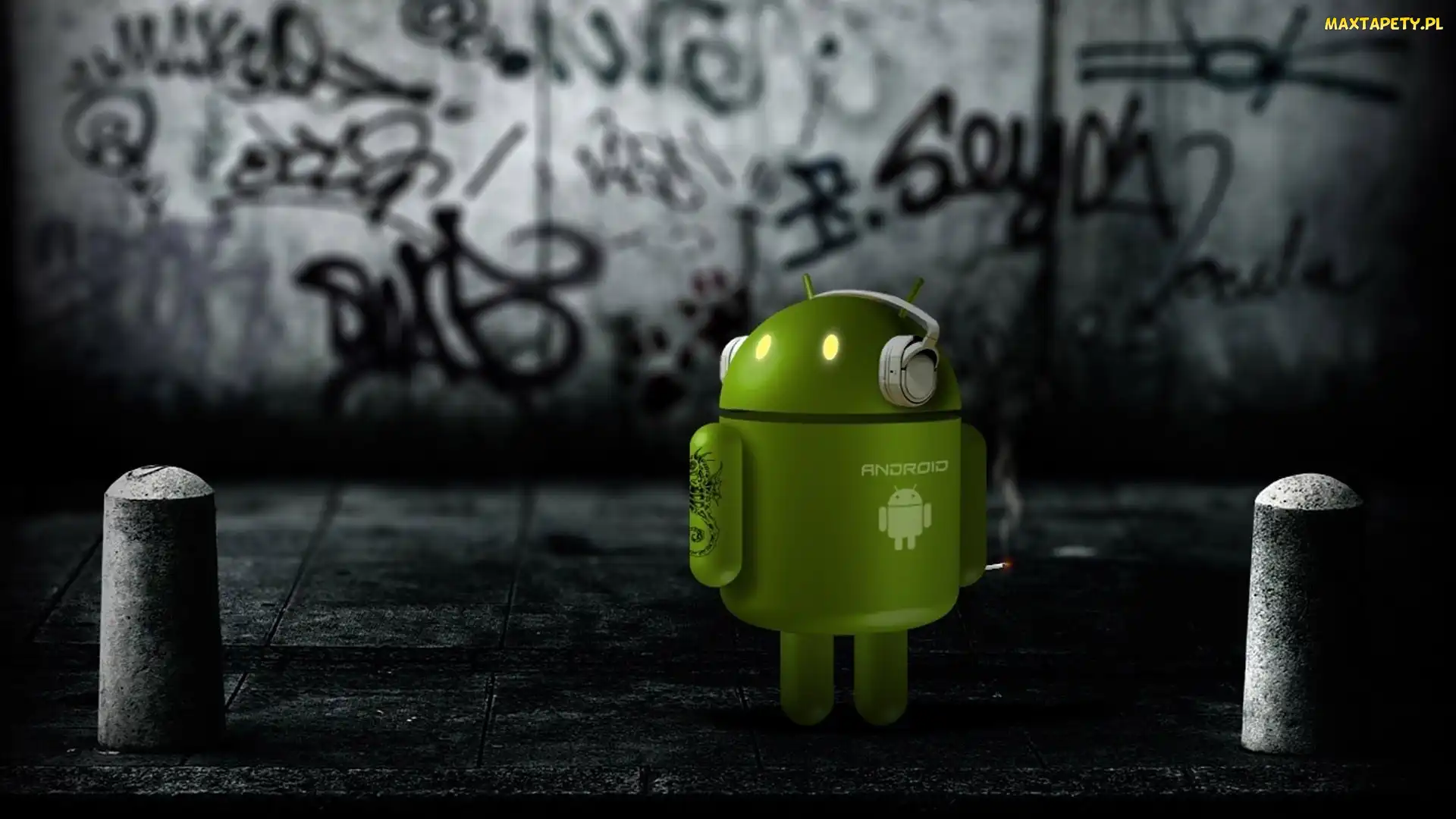 Android, Tatuaż, Słuchawki
