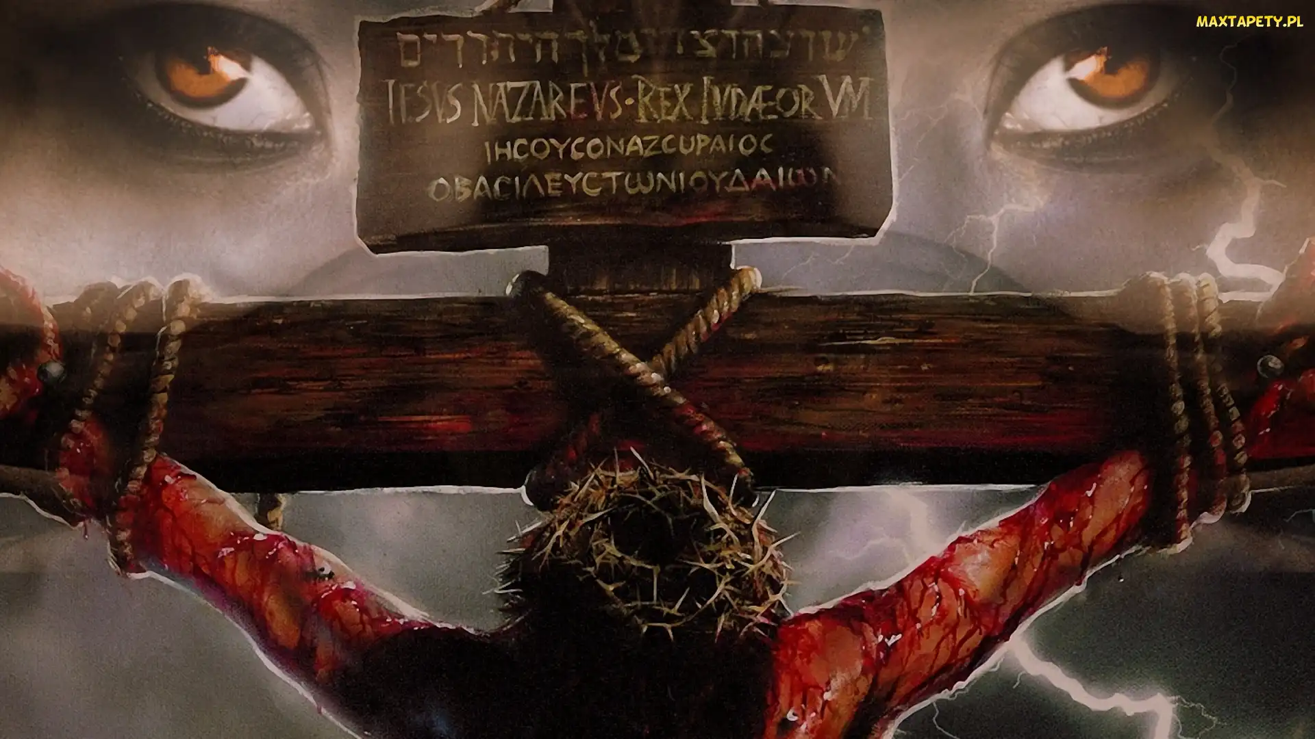 Ukrzyżowany, Oczy, Jezus