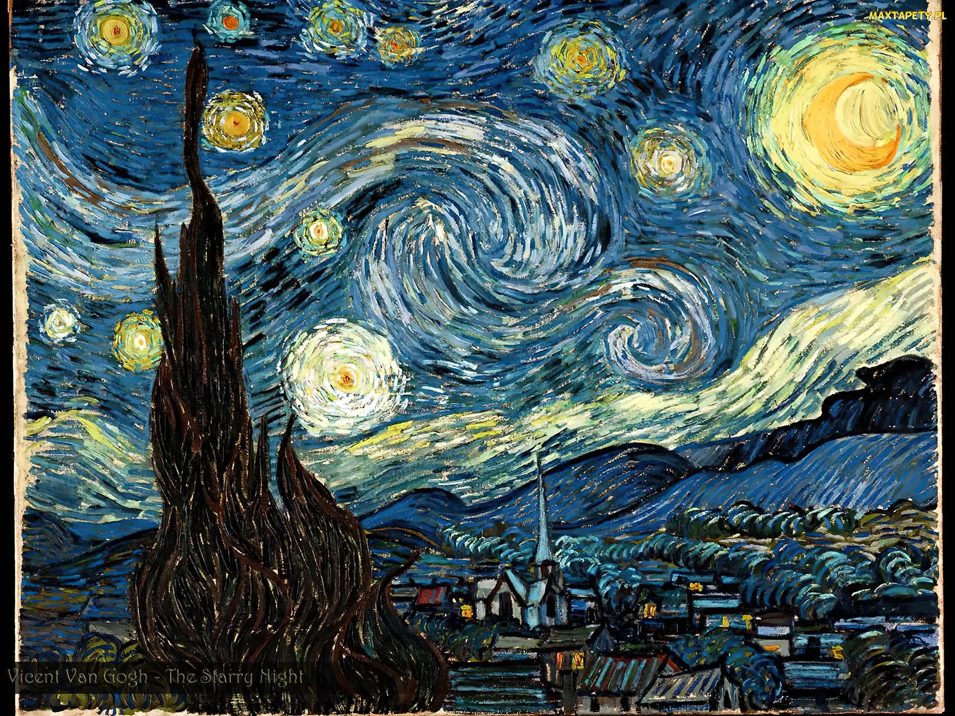 Vincent Van Gogh, Night, Starry, The