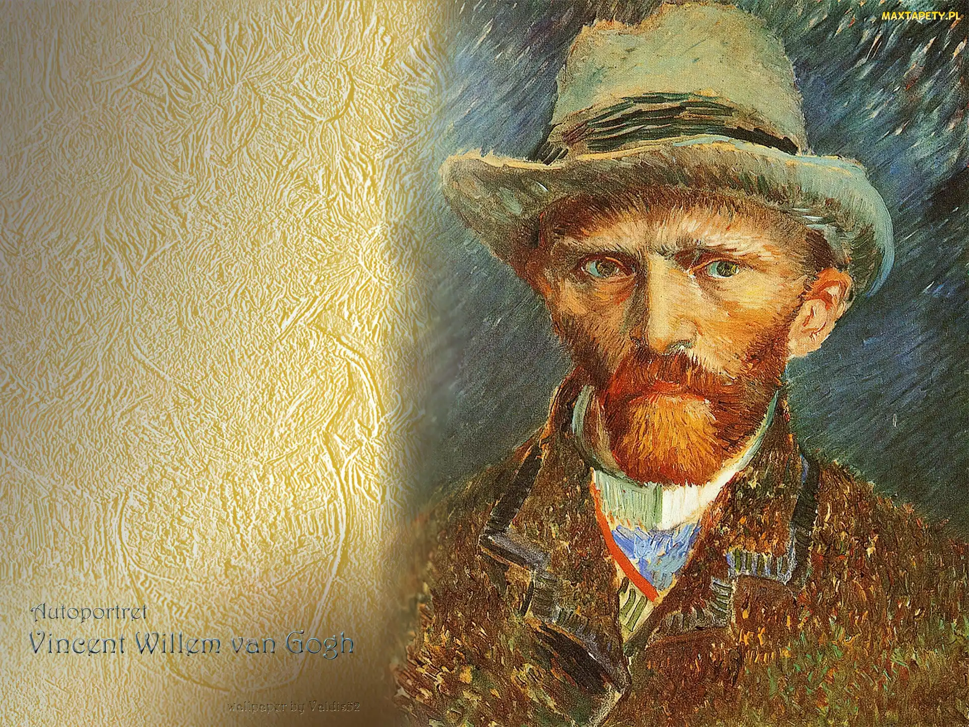 Vincent Van Gogh, W Szarym Kapeluszu, Autoportret
