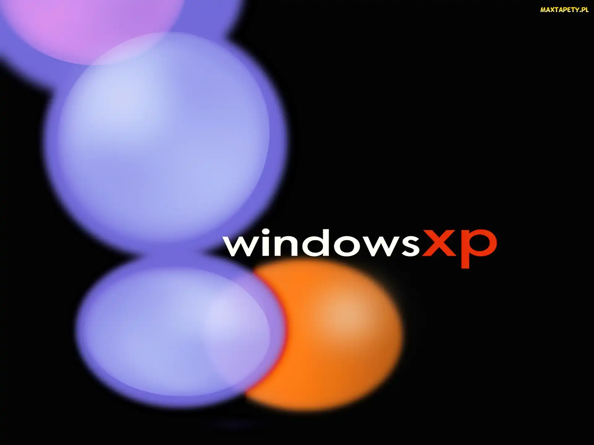 Windows, Kule, Niebieskie, Pomarańczowe, XP