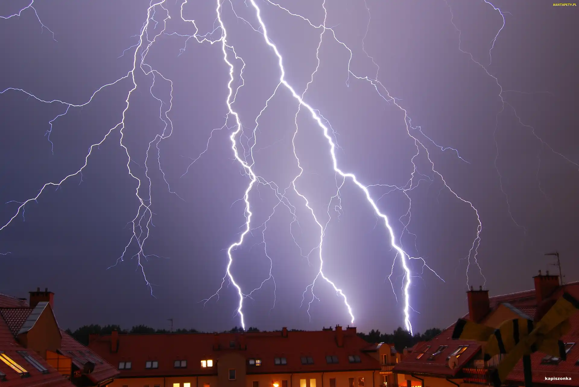 Zabrze, Pioruny, Niebo, Burza