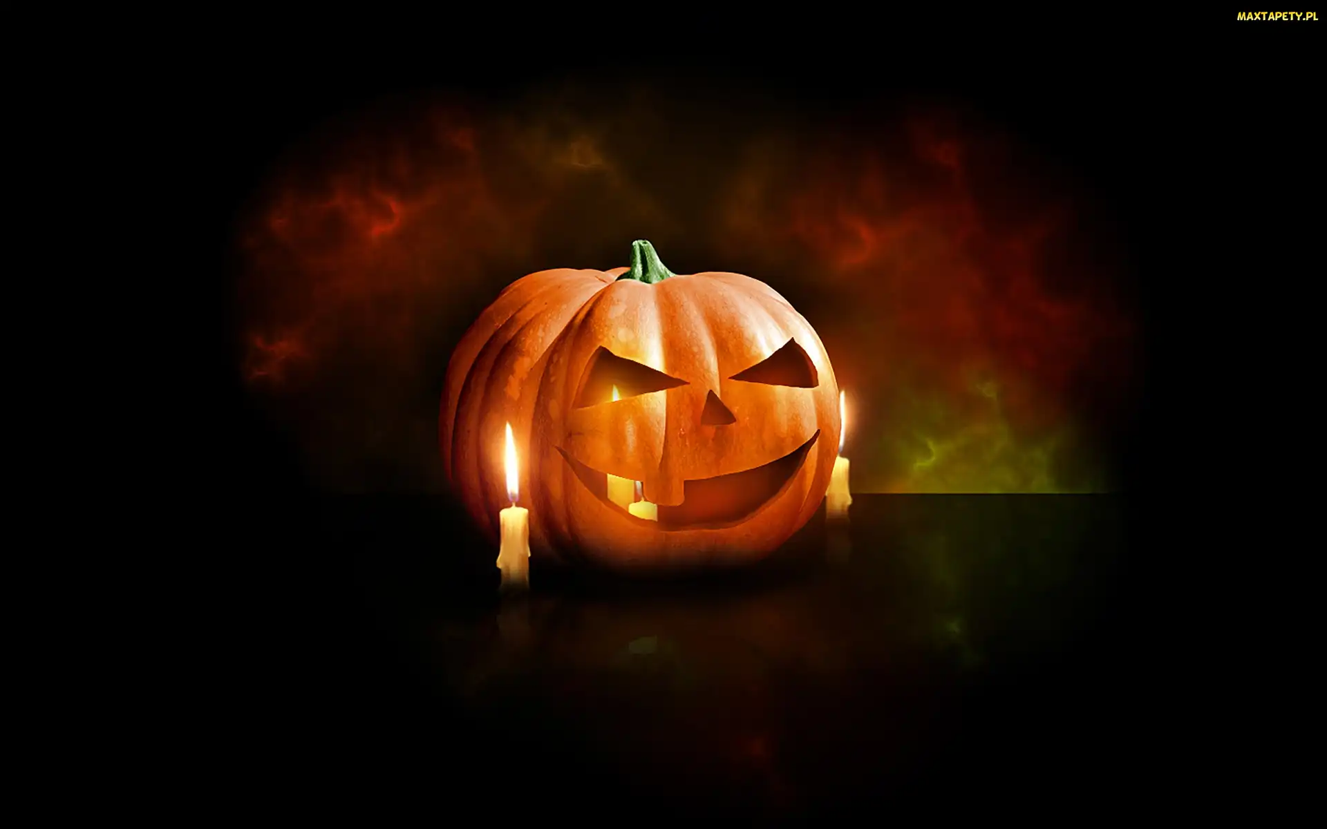 Halloween, Świeczka, Dynia