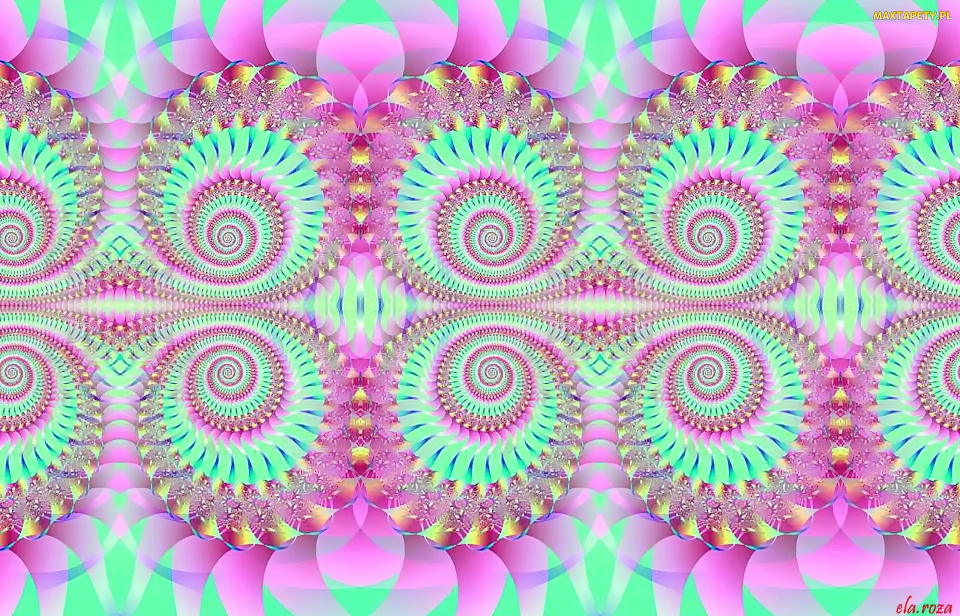 Spirale, Fraktale, Kolorowe