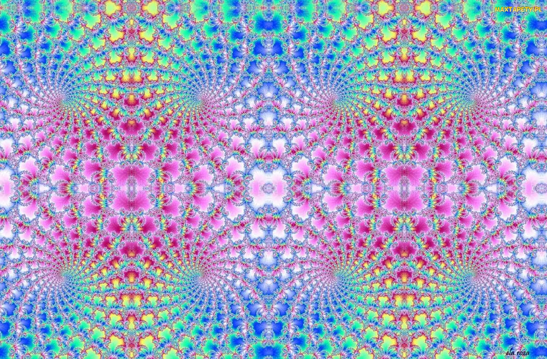 Tęczowe, Fraktale, Spirale