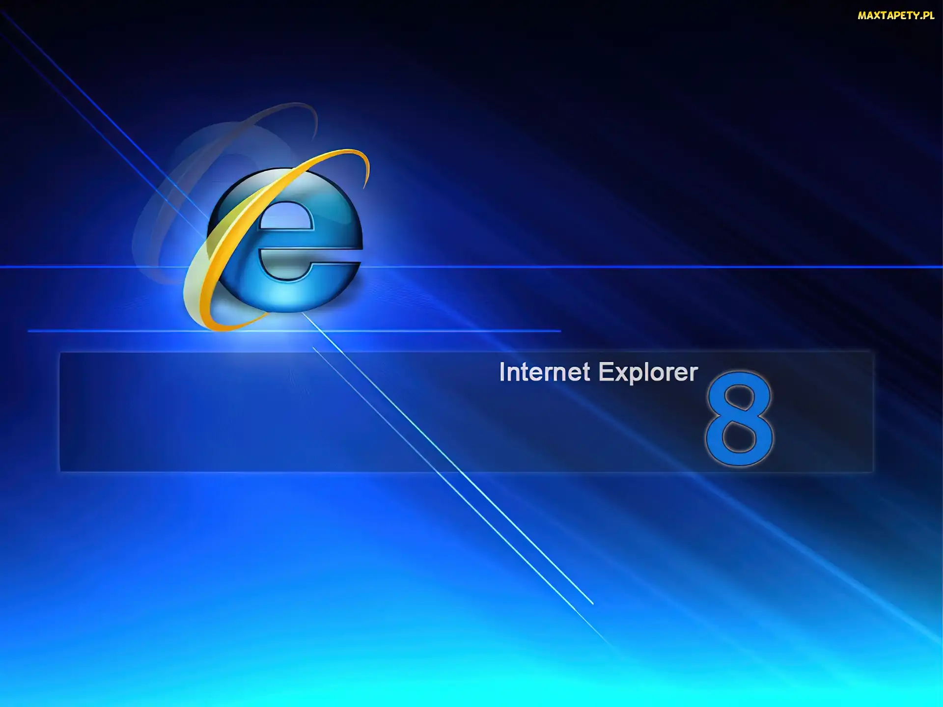 Windows, Tło, Granatowe, Internet Explorer 8