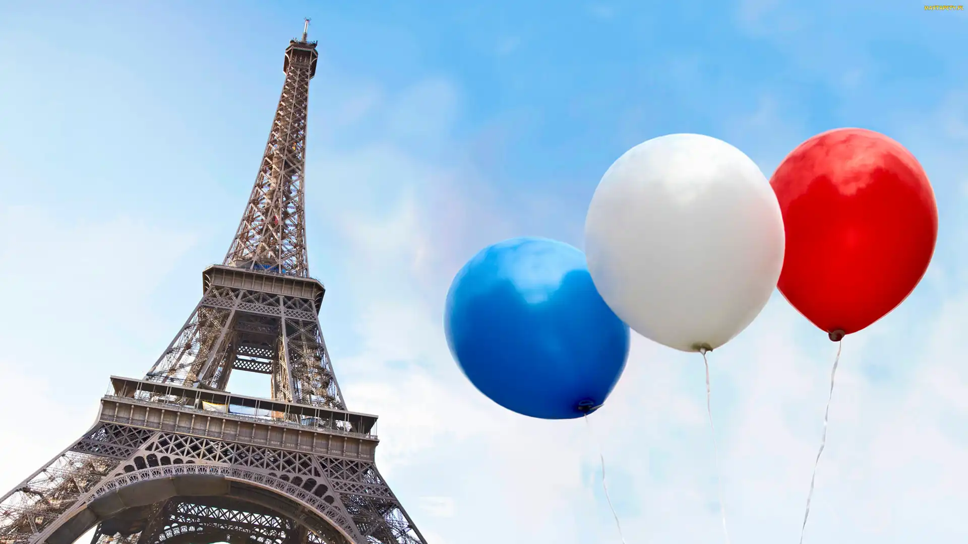 Francja, Balony, Wieża Eiffla
