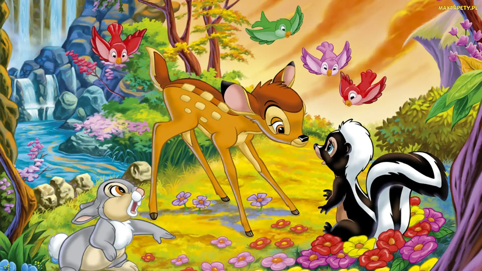 Bambi, Las, Przyjaciele
