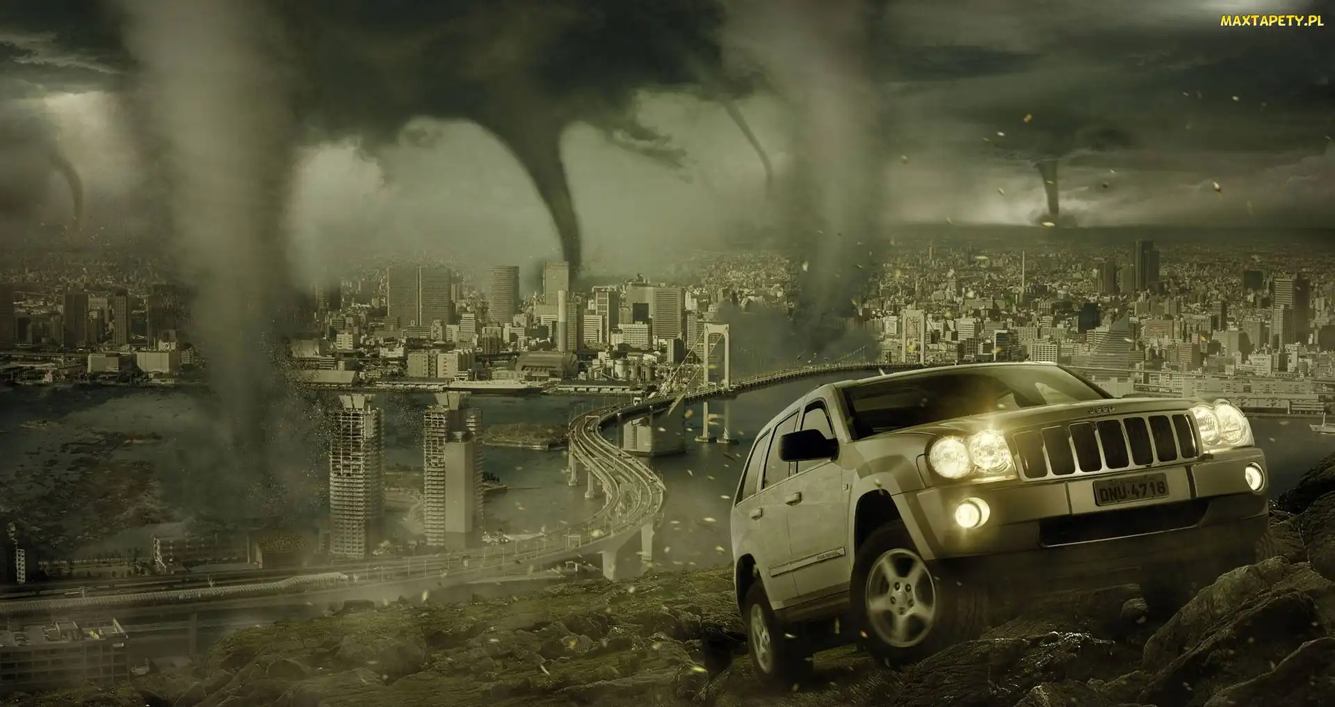 Tornada, Grand Cherokee, Miasto