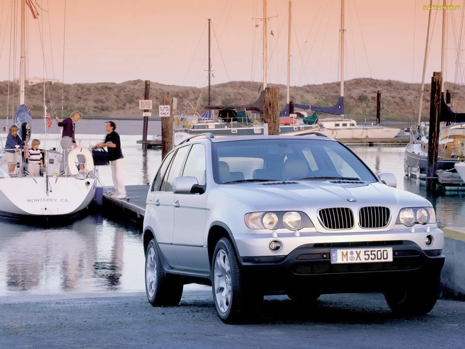 BMW X5, Jachty, Srebrne