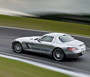 Mercedes SLS, AMG, Srebrny