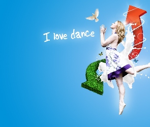 Taniec, Kobieta, I love dance