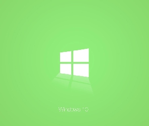 Windows 10, Zielony, Logo
