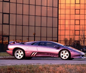 Fioletowe, Drzwi, Lamborghini Diablo