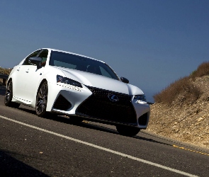 Droga, GS, Biały, Lexus