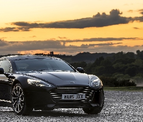 Chmury, Droga, Aston Marin, Rapide S