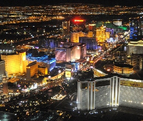 Noc, Miasto, Las Vegas, Nevada