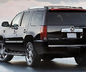 Terenowy, Escalade, Cadillac, Czarny, SUV