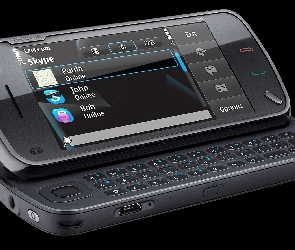 Czarna, QWERTY, Nokia N97