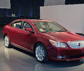 Bordowy, Salon, Buick LaCrosse