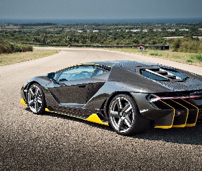 Droga, Krajobraz, Lamborghini Centenario