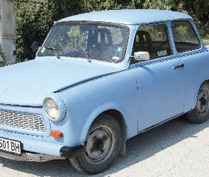 Bulgaria, Trabant, Niebieski, Balchik cars