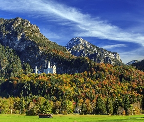Góry, Niemcy, Zamek Neuschwanstein, Bawaria