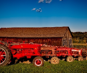 Traktor, Stodoła, Farma