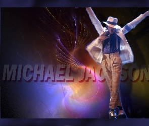 Biały, Garnitur, Michael Jackson