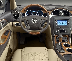 Drewniana, Kierownica, Buick Enclave
