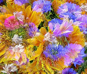 Fractalius, Kwiaty