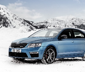 2016, Góry, Skoda Octavia A7 RS