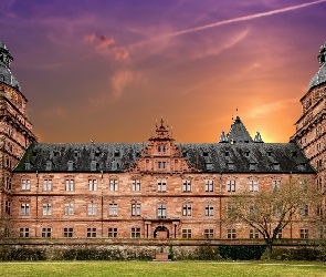Zamek Johannisburg, Aschaffenburg, Niemcy, Bawaria