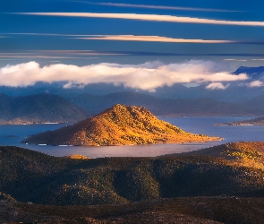 Góra Scotts Peak, Jezioro Pedder, Australia, Tasmania