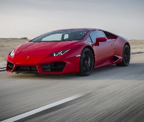 Czerwony, 2015, Lamborghini Huracan LP 580-2