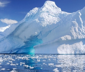 Góra lodowa, Morze, Antarktyda